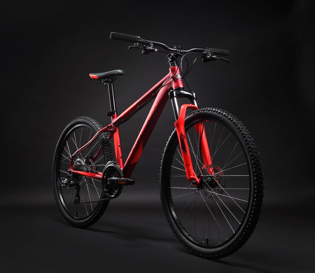 фото велосипеда красного цвета